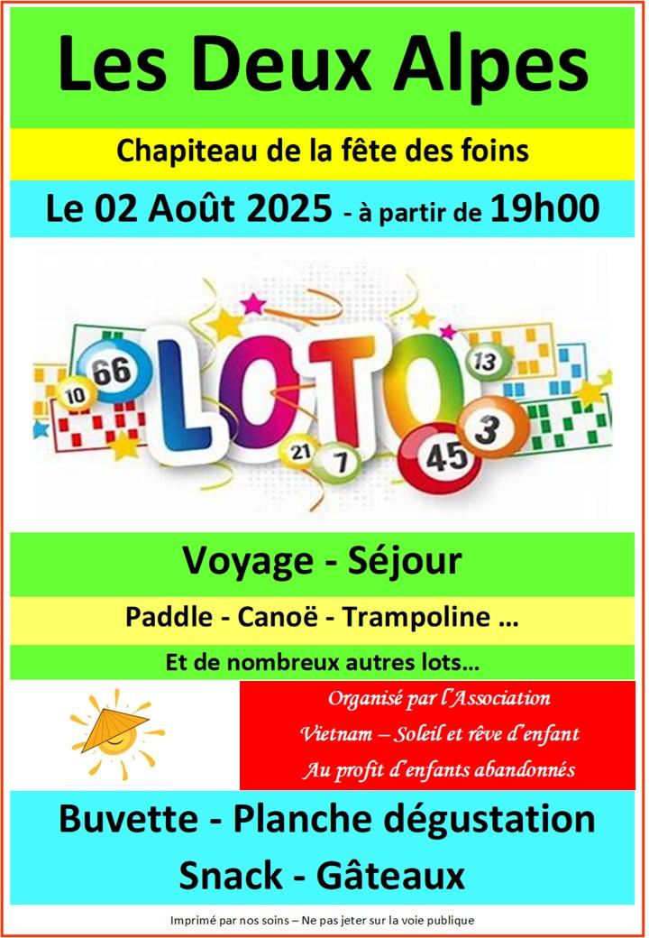 Photo affiche loto 2a 2025